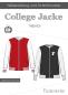 Preview: Fadenkäfer Papierschnittmuster College Jacke Herren